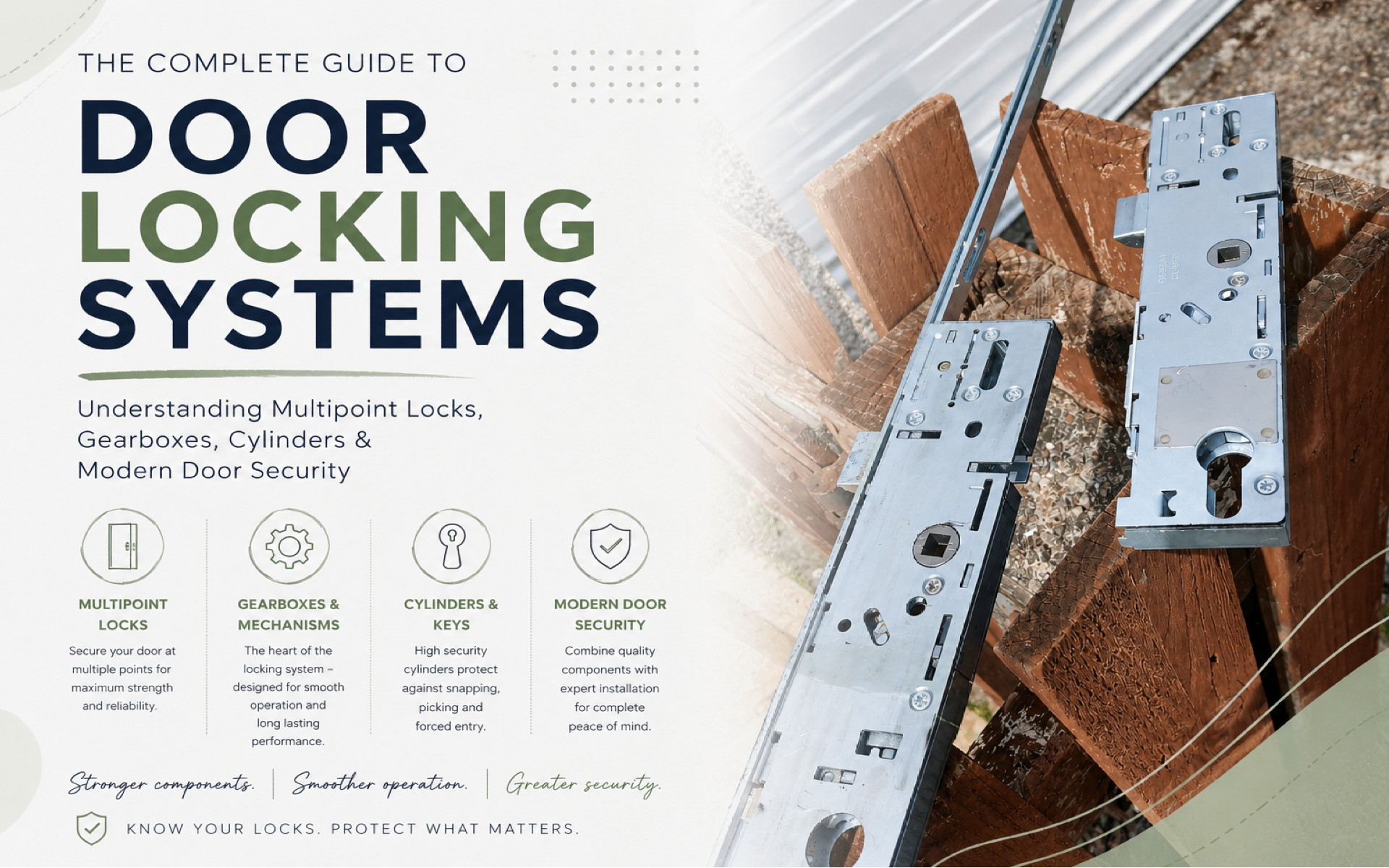 The Complete Guide to Door Locking Systems Understanding Multipoint Locks, Gearboxes, Cylinders & Modern Door Security The Complete Guide to Door Locking Systems Understanding Multipoint Locks, Gearboxes, Cylinders & Modern Door Security