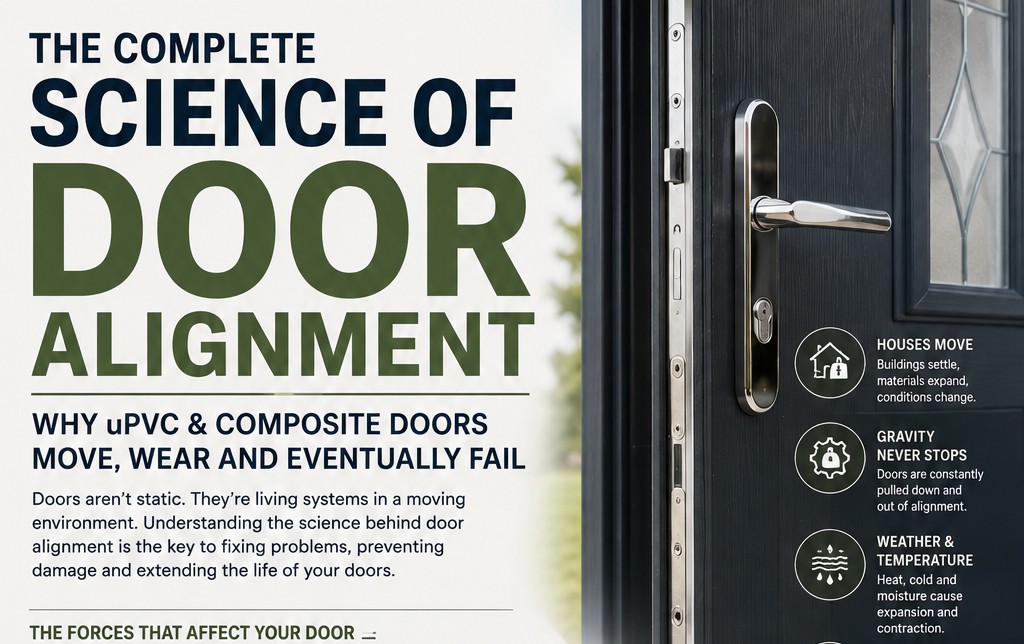 The Complete Science of Door Alignment Why uPVC & Composite Doors Move, Wear and Eventually Fail The Complete Science of Door Alignment Why uPVC & Composite Doors Move, Wear and Eventually Fail