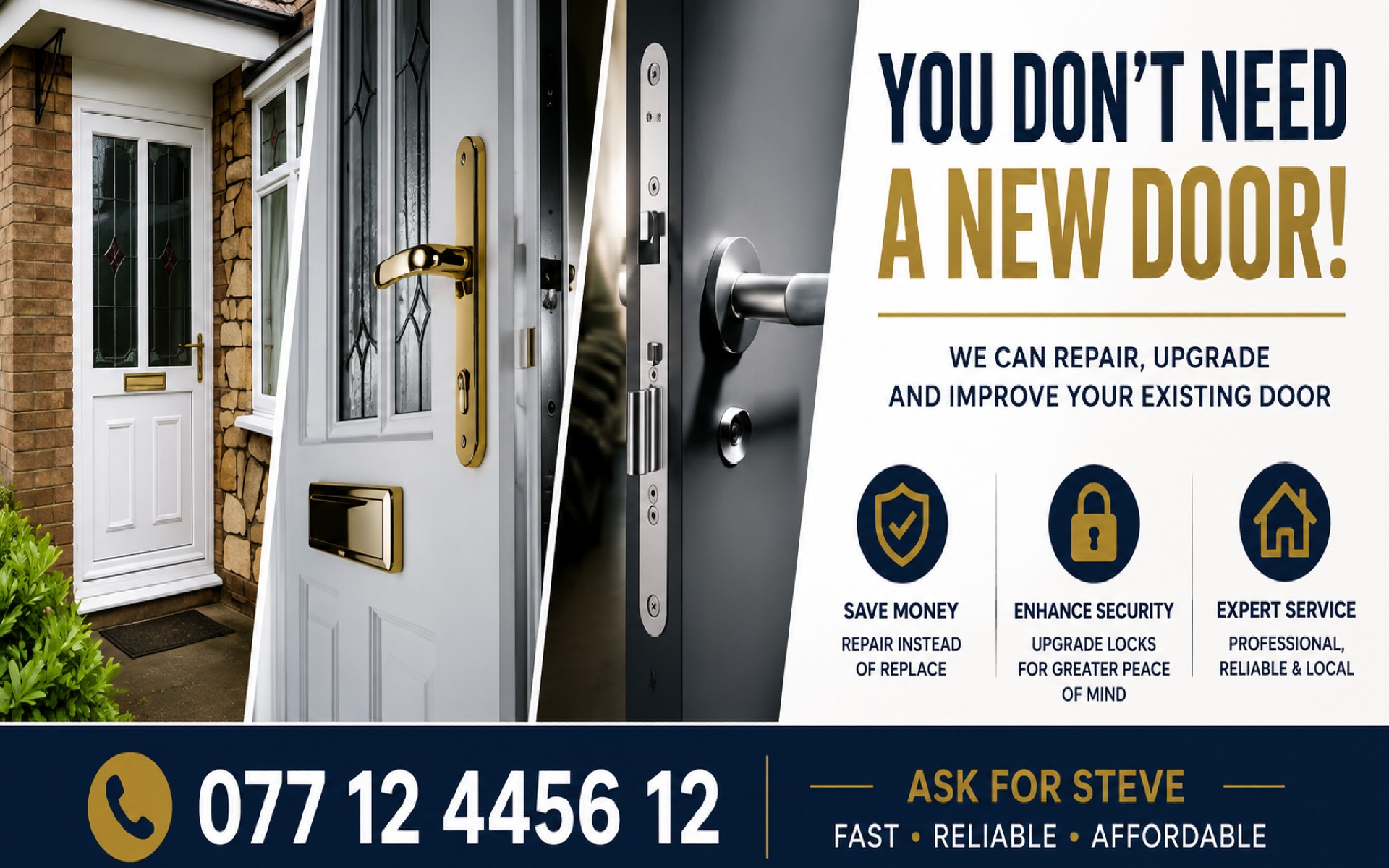 You Don't Need a New Door – We Repair UPVC Doors in Paisley and Glasgow You Don't Need a New Door – We Repair UPVC Doors in Paisley and Glasgow